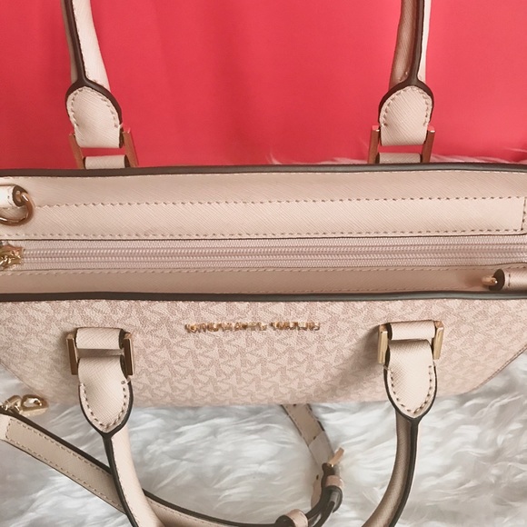 🌺 NEW MK MICHAEL KORS SIGNATURE SELMA SATCHEL - Picture 6 of 7